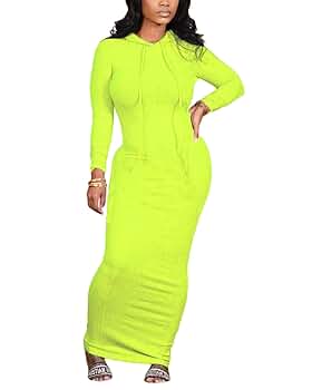 Amazon.com: Dezraia Women's Casual Maxi Full Length Slim